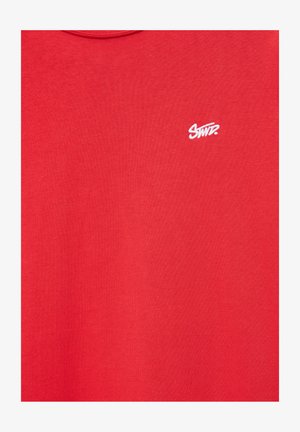 PULL&BEAR, STWD LOGO BOXY - T-SHIRT - Print T-shirt - red