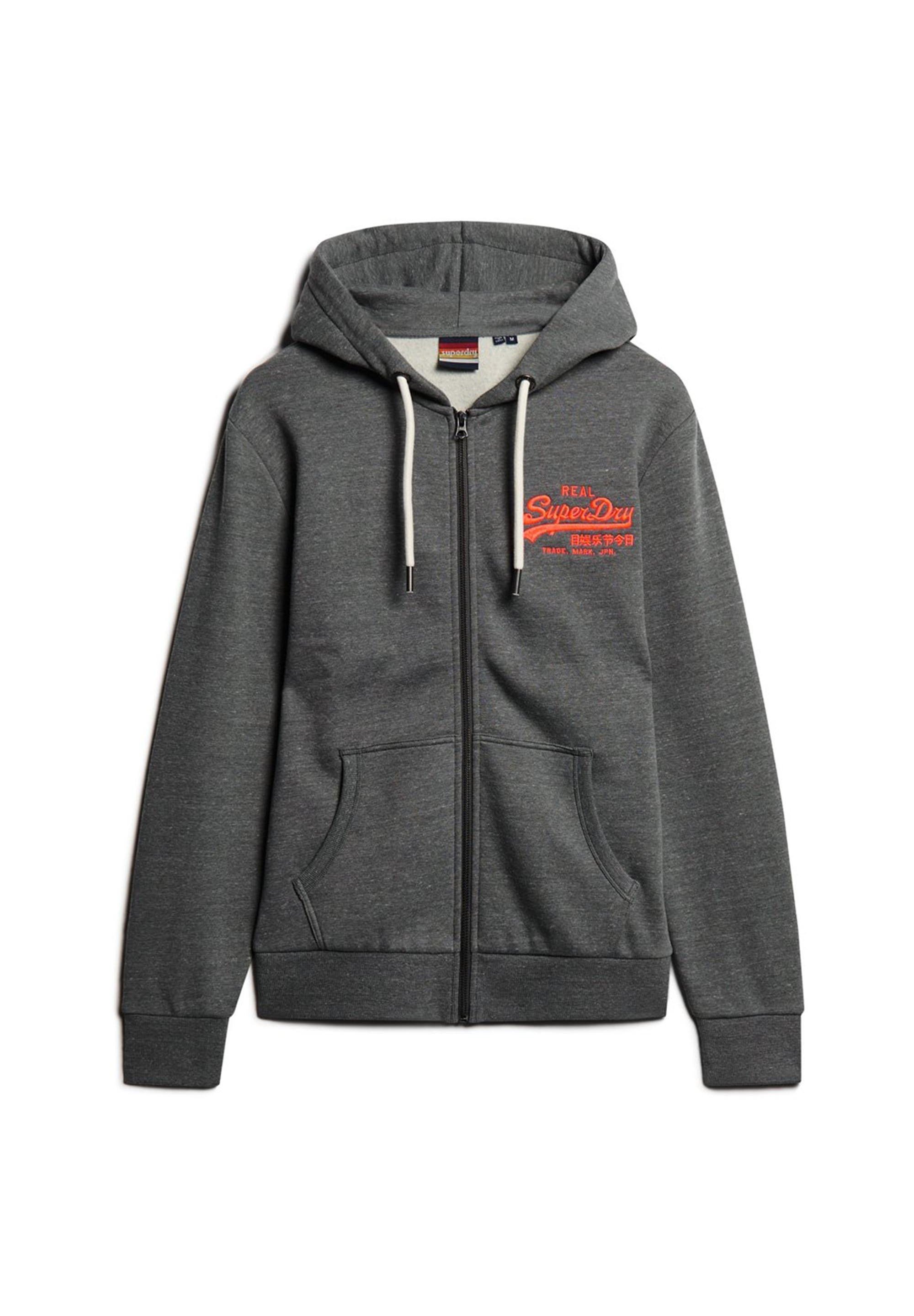 Zipper Superdry Felpe Superdry Felpa Con Zip Grey/grigio (Second Hand)