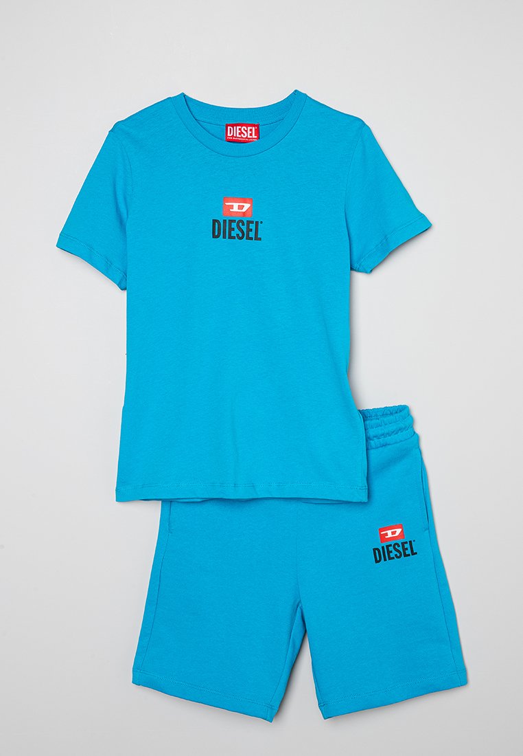 Diesel T-shirt print turquoise