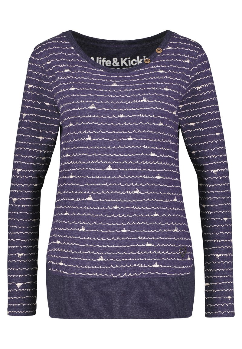 alife & kickin Longsleeve blauw gemêleerd alife & kickin Longsleeve blauw gemêleerd