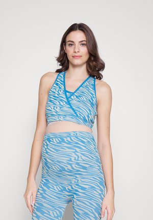 MAMALICIOUS MLNAVA TESS ACTIVE BRA - Débardeur - azure blue
