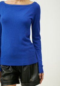 INFLUENCER BOAT-NECK BASIC - Maglione - royal