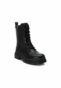 XTI Botines con plataforma - black