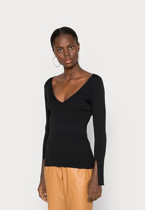 CHRISTINE BLOUSE - Jumper - noir