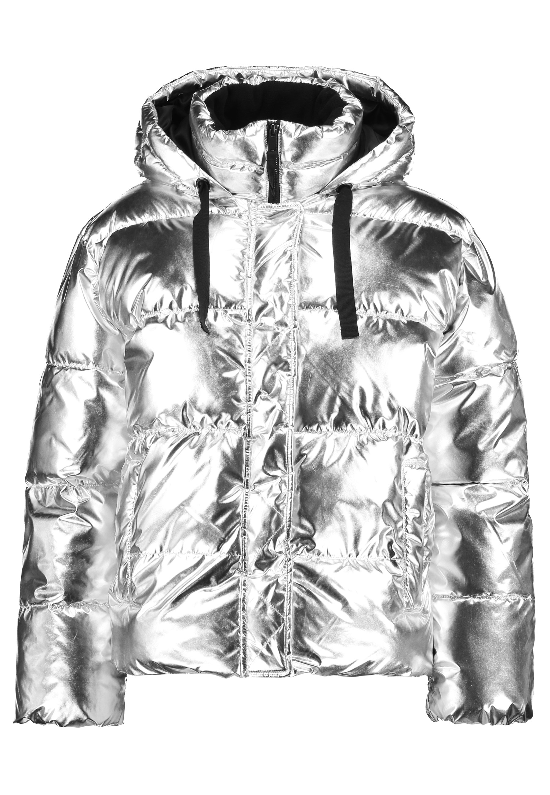 gap silver puffer jacket
