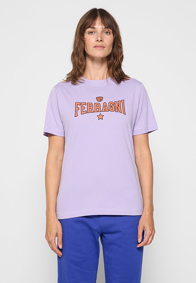 CHIARA FERRAGNI T-shirt print lila