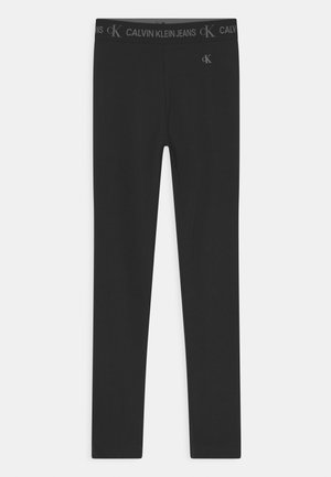 LOGO TAPE - Leggings - Trousers - black
