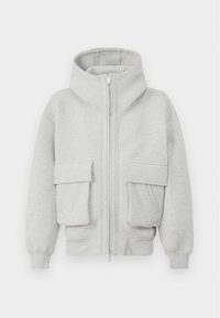 OVERSIZE ZIP UP HOODIE - Sweat à capuche - grey