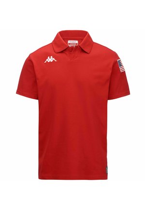 Kappa Polo - rouge-bleu foncé navy