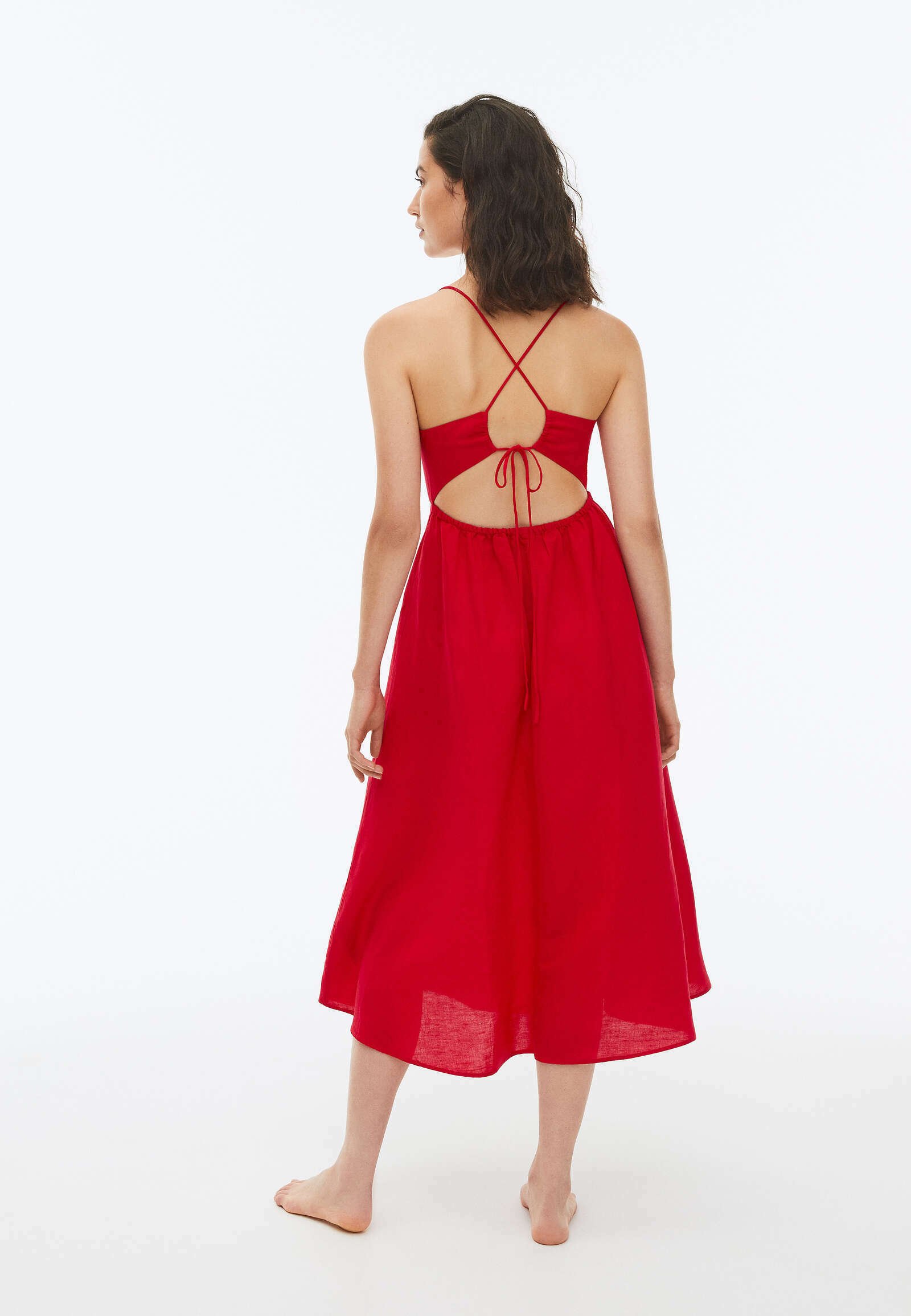 OYSHO Vestito estivo - red/rosso - Zalando.it