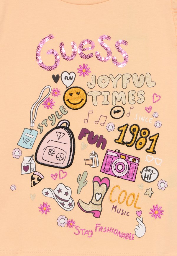 TODDLER - Print T-shirt - tangerine sorbet3