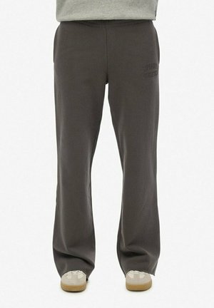 ATHLETIC TONAL EMBROIDERED WIDE LEG JOGGERS - Pantalon de survêtement - charcoal