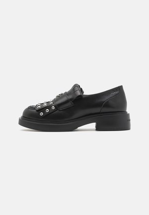 MACIE STONES TRIM KILTIE - Obuća za navlačenje - black/silver