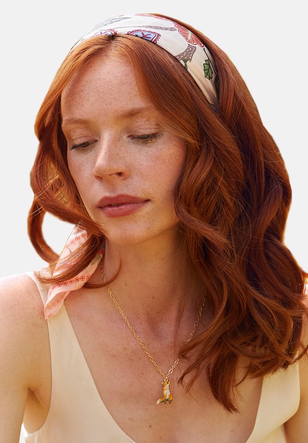 Enamel Fox Short - Halskette - multi color