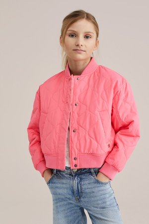 WE Fashion Overgangsjakke - bright pink