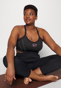 Nike Performance W NY DF YOGA TIGHT 7/8 PLUS - Leggings - black/iron grey