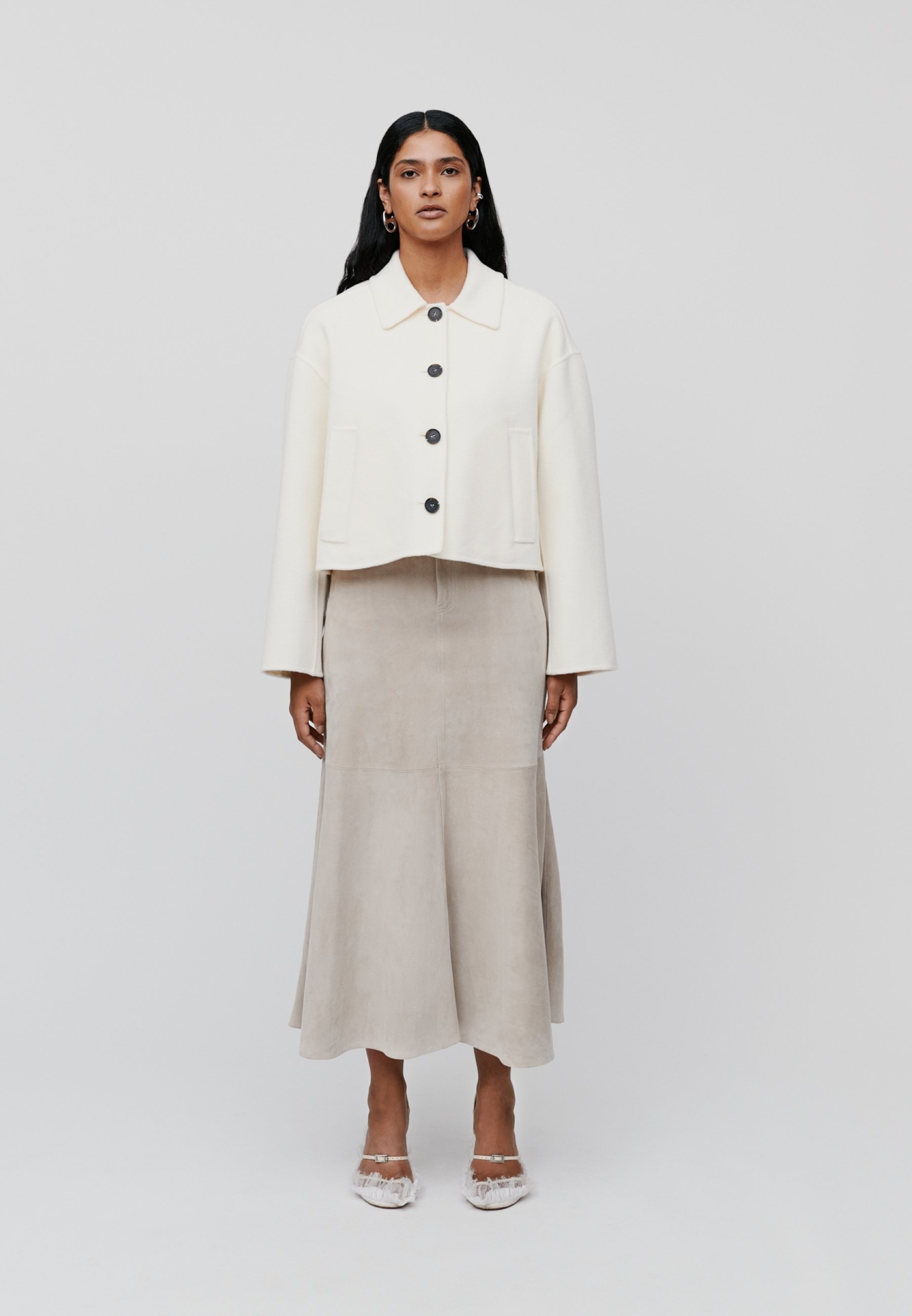 IVY OAK JAIA - Summer jacket - winter white/white - Zalando.co.uk