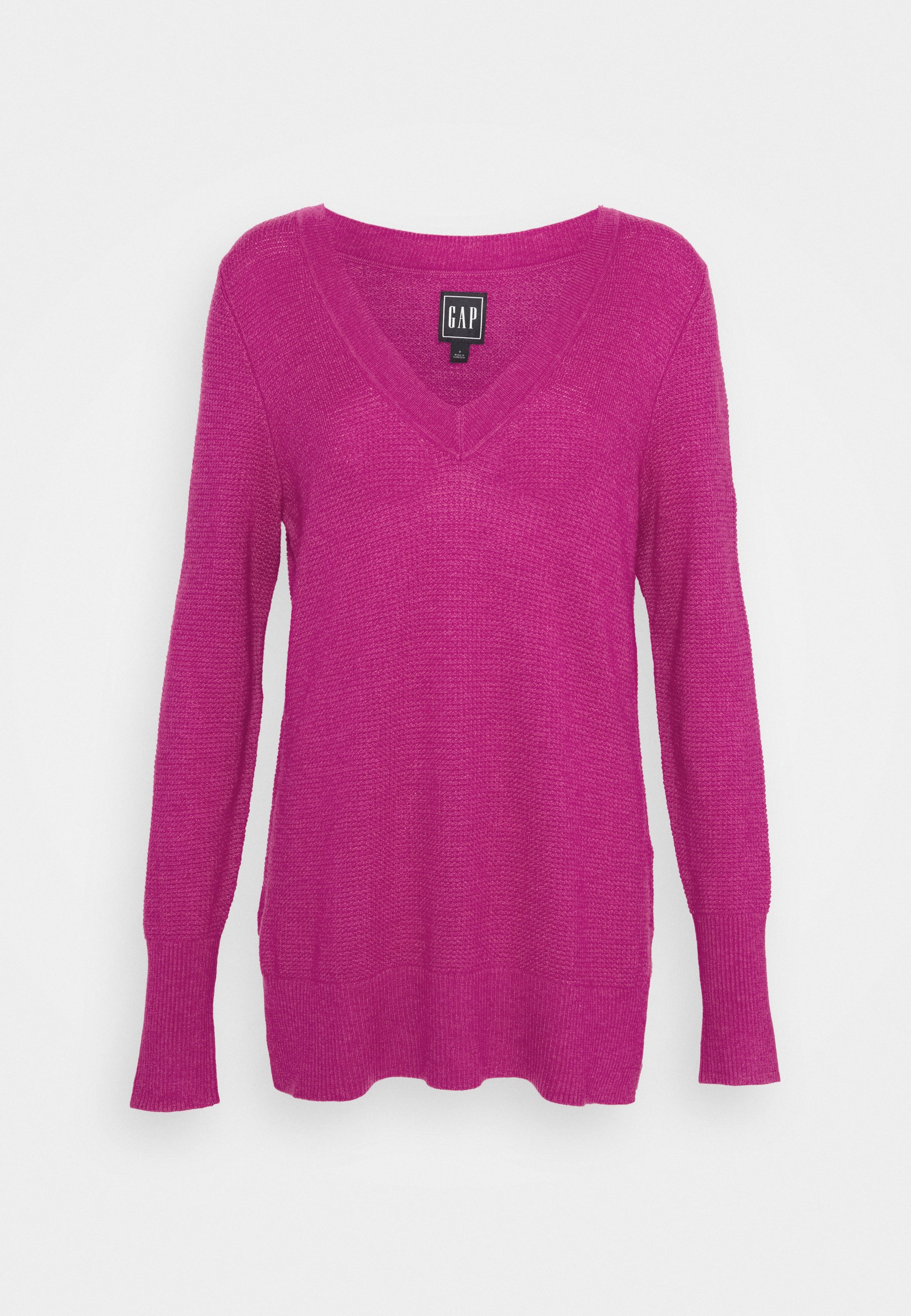 bright purple jumper