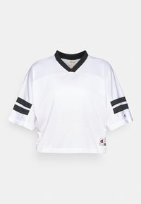 SPORT HERITAGE V NECK - T-shirts med print - white/black