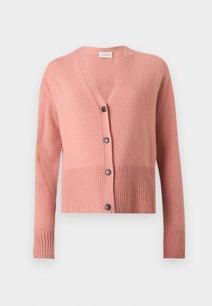 CLOSED, V NECK - Strickjacke - powder pink