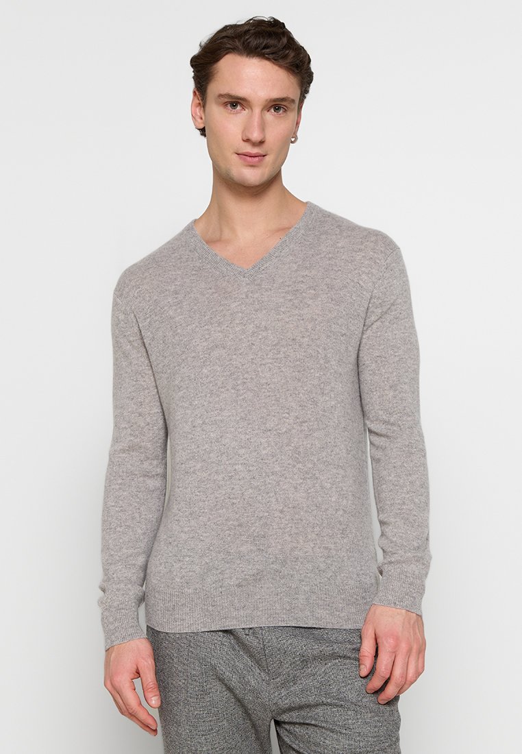 Authentic Cashmere Trui grijs Authentic Cashmere Trui grijs