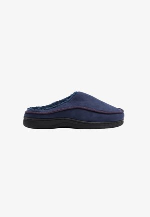 Ysabel Mora, ZAPATILLAS DE CASA EFECTO ANTE INTERIOR PELO MARINO - Pantuflas - marino