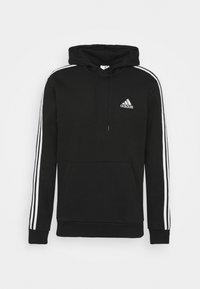 adidas Performance 3 STRIPES ESSENTIALS - Sweat à capuche - black/white