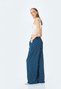 Koton WIDE LEG - Broek - blue