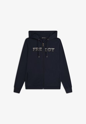 Freddy COMFORT GRAFICA CON ZIP - Sudadera con cremallera - dark sapphire