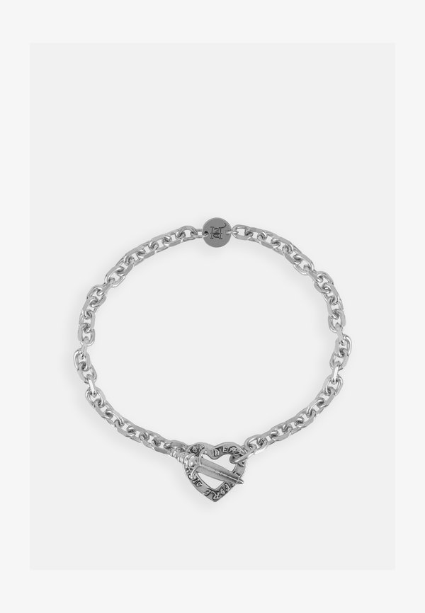DEATH BEFORE DISHONOR CHUNKY HEART T BAR BRACELET - Bracelet