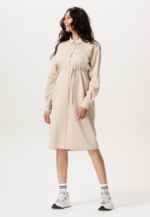 AKAYA - Shirt dress - light sand