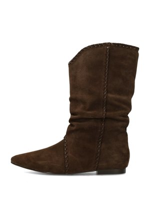 PS POELMAN, PS POELMAN NOVEMBER DAMES LAARZEN. - Stivaletti texani / biker - dark brown