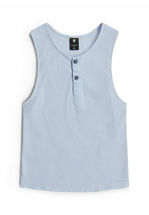 G-STAR, SLIM HENLEY TANK T-SHIRT - Top - lt wave