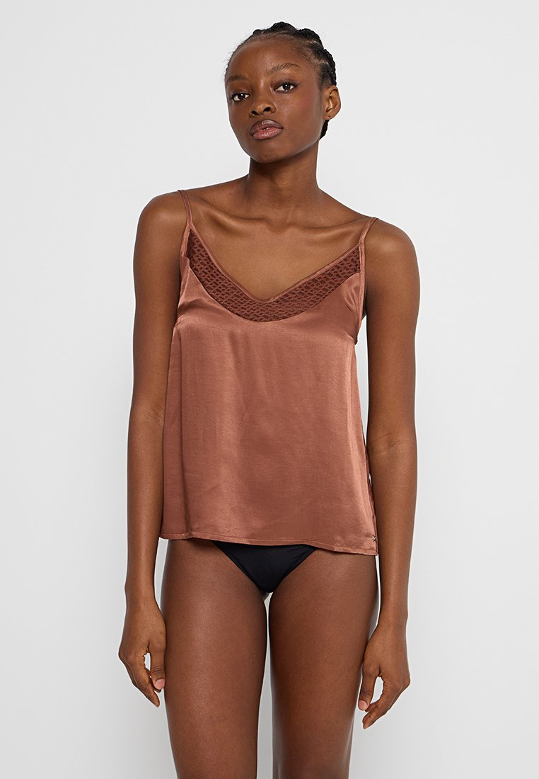 Boss Pyjamashirt tan Boss Pyjamashirt tan