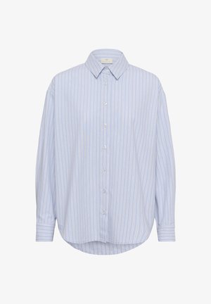 Kaffe, KAASTER SHIRT - Chemisier - blue fog chalk black stripe