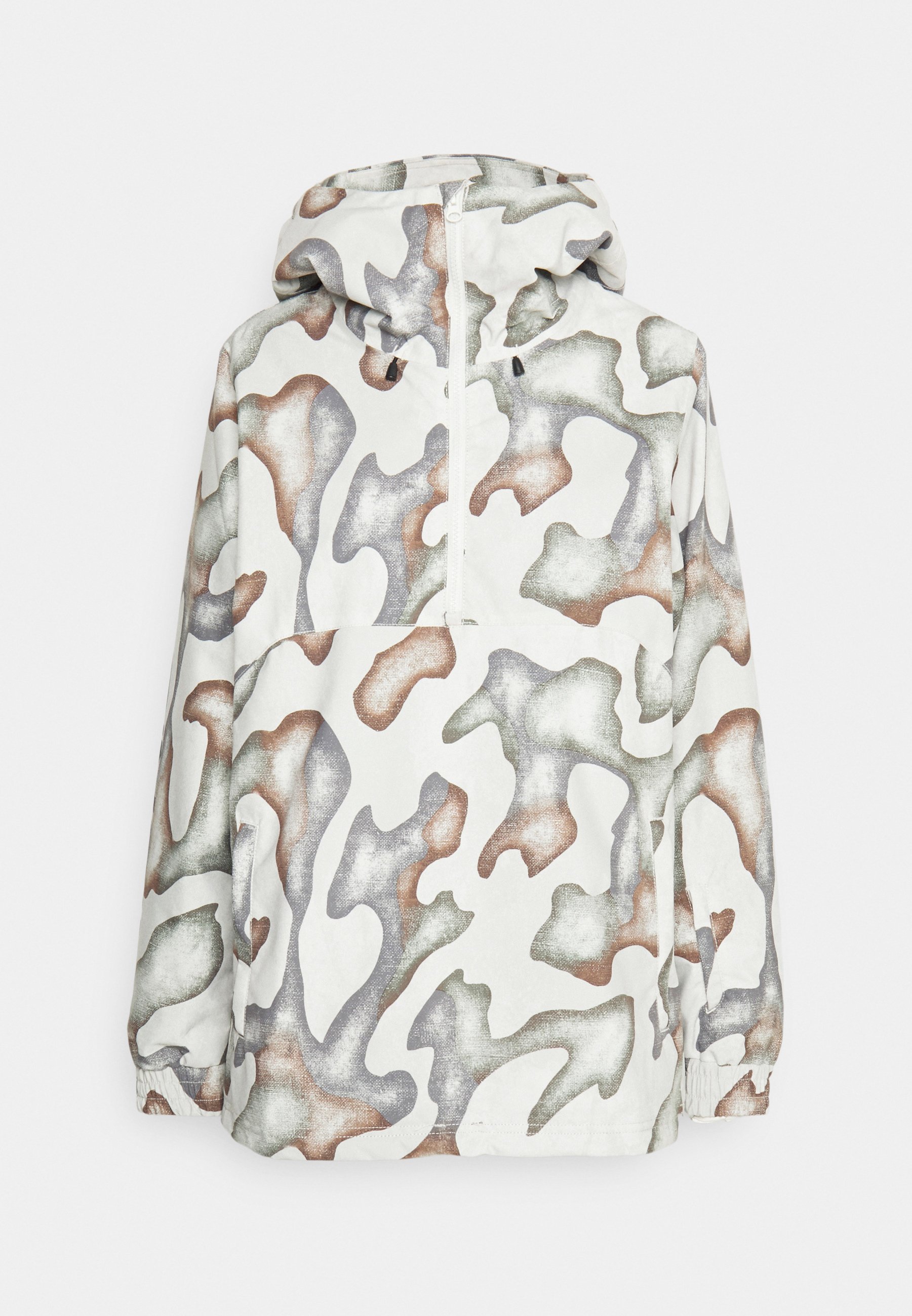 Beige ski jacket