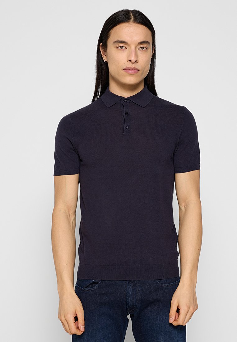 Replay Poloshirt donkerblauw