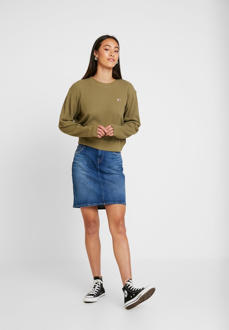 Tommy Jeans Womens Tjw Hybrid Longsleeve Sports Knitwear