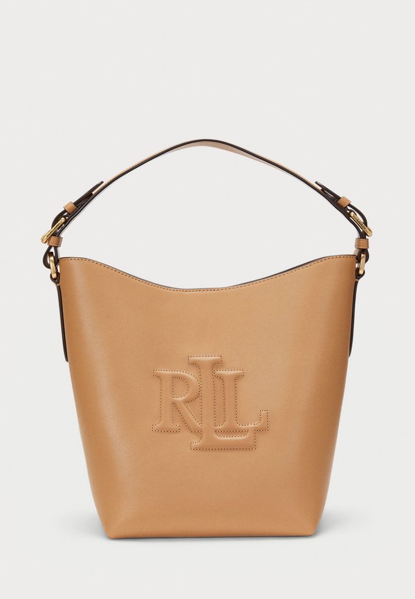 LEATHER MEDIUM WITLEY BUCKET BAG - Handbag - buff