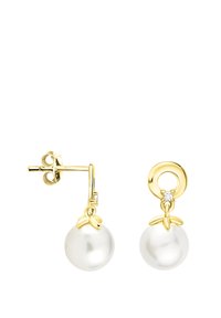 Orecchini Sicurezza Vite Orecchini Oro 18k Mano Di Fatima - Con