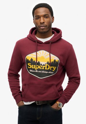 Superdry & Co SUN TAB - Hoodie - port red