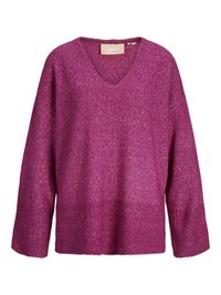 JXLUCCA DIVERSE V-NECK  - Jersey de punto - fuchsia red