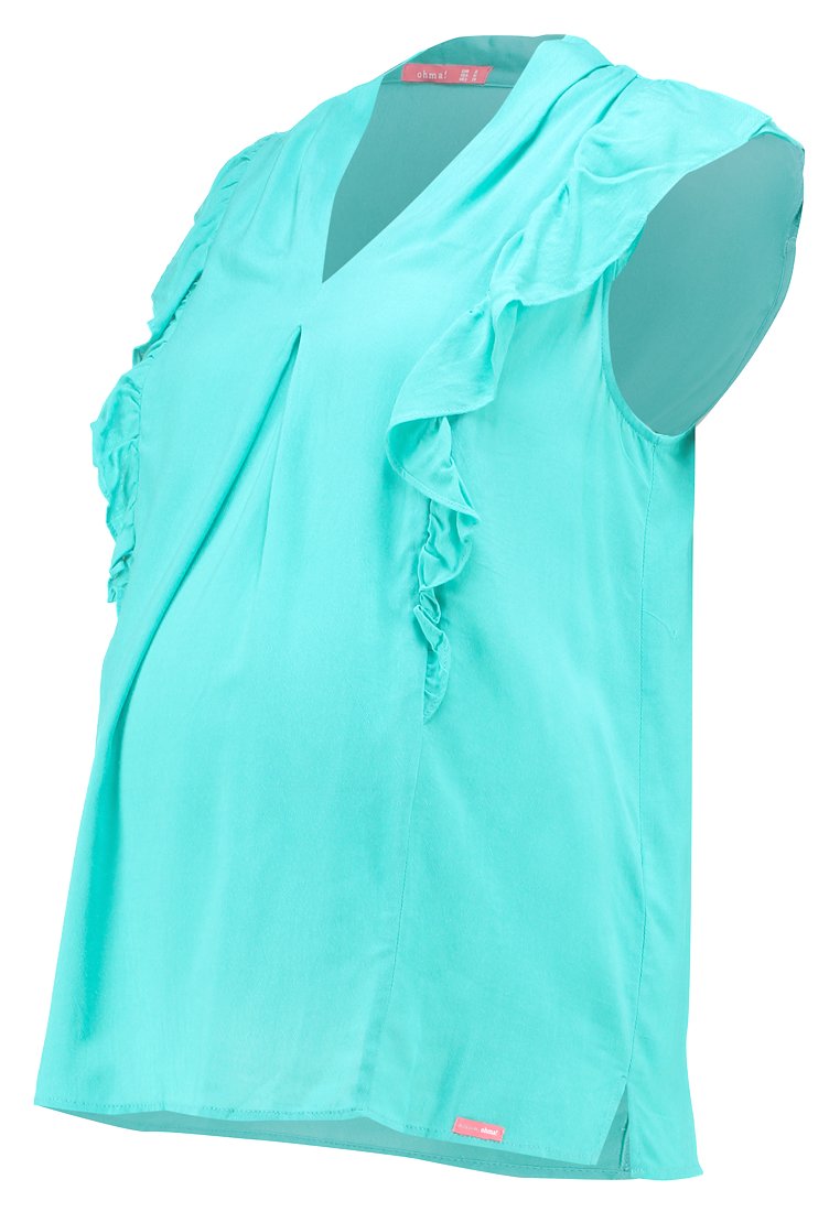 ohma! T-shirt print groen