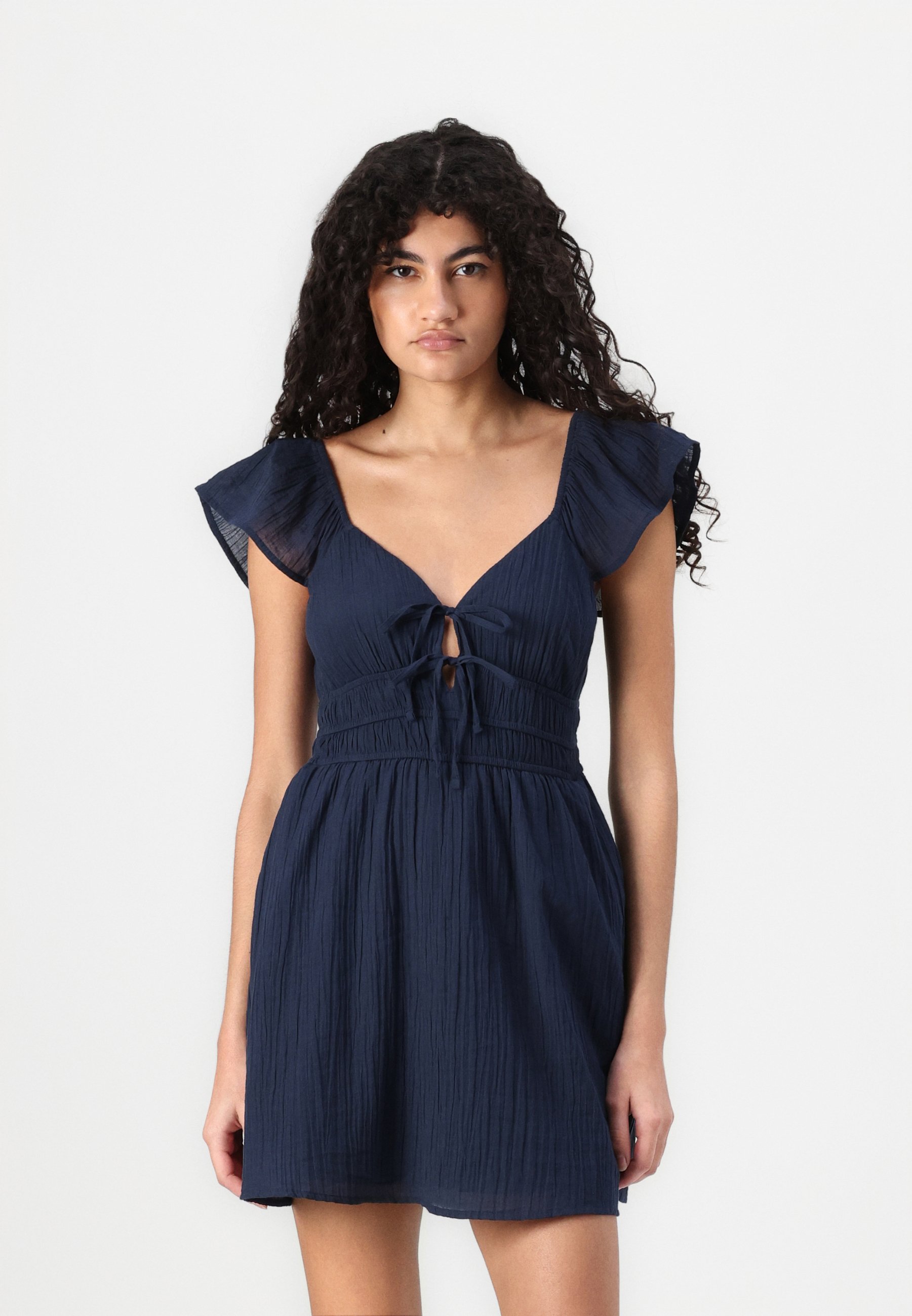 mini sexiest dress Short Mermaid Strapless V-neck Mini Sleeveless Open Back Split Front Sexy Homecoming Dress