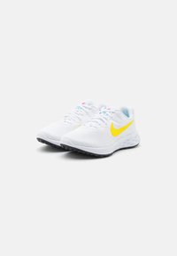Nike Performance W NIKE REVOLUTION 6 - Scarpe da corsa su strada - white/opti yellow/black/baltic blue