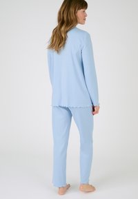 Damart INTERLOCK  DOUCE ET SOUPLE SET - Pyjama - bleu