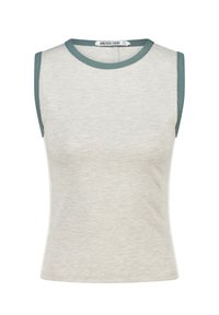 Top - mid grey melange