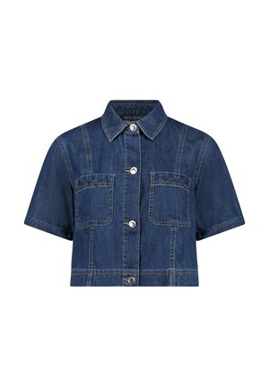 Betty Barclay, BETTY BARCLAY MIT KRAGEN JEANSJACKE - Veste en jean - dark blue denim