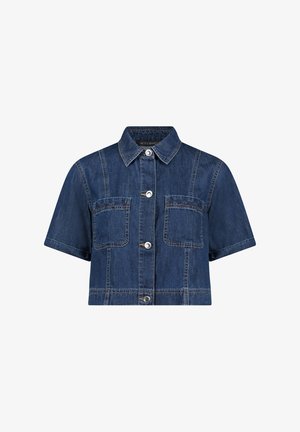 Betty Barclay, BETTY BARCLAY MIT KRAGEN JEANSJACKE - Farmerdzseki - dark blue denim