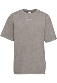 SMALL SIGNATURE WASHED HEAVY  WOLF - T-shirt imprimé - grey
